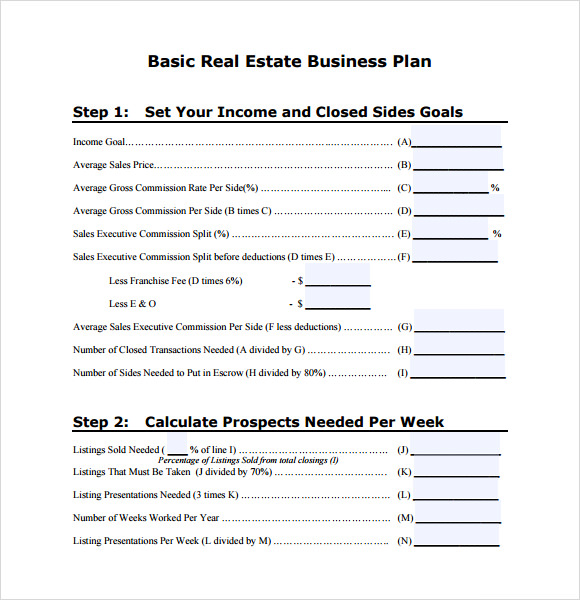 Apartment Business Plan Template